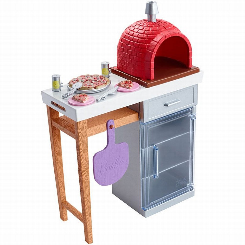 Barbie set mobilier exterior cuptor pizza