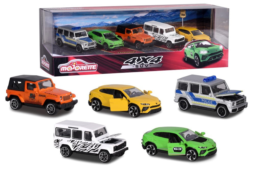 Majorette set cadou 5 masini suv