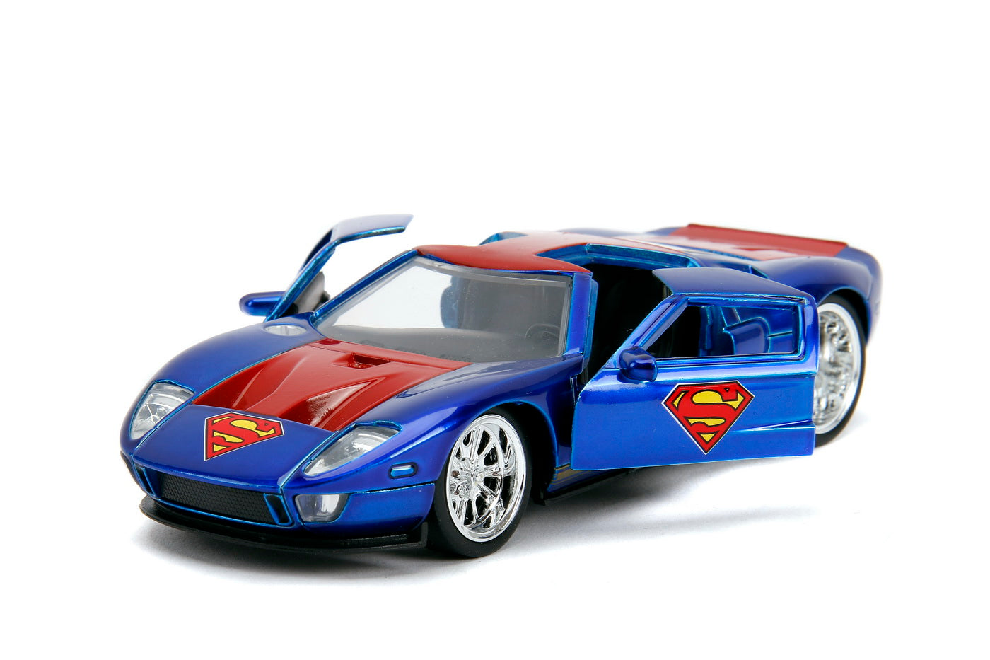 Masinuta metalica superman 2005 ford gt scara 1 la 32