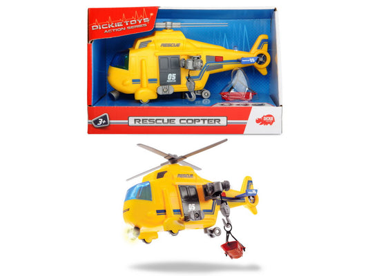 Dickie elicopter de salvare 18 cm sunete si lumini