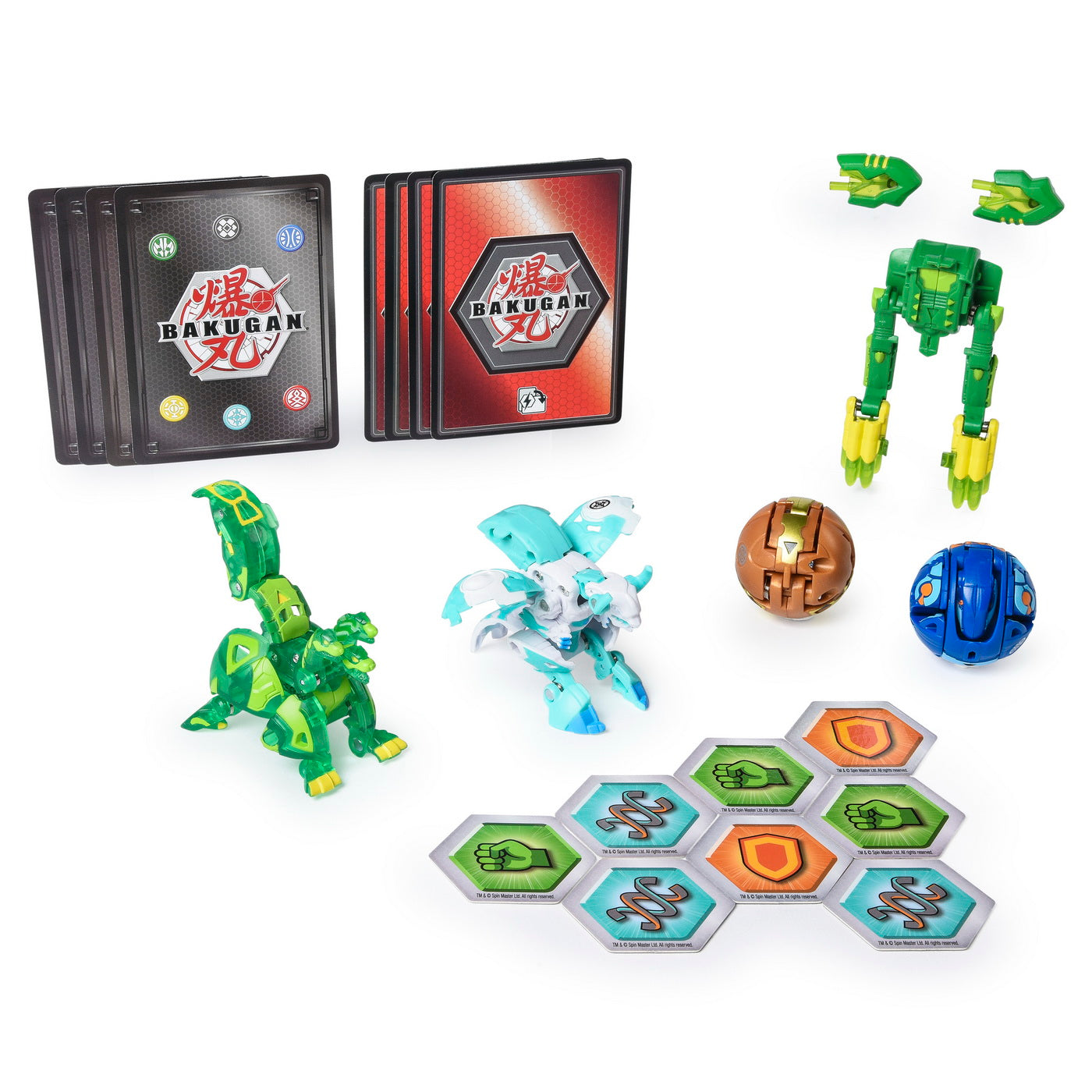 Bakugan s2 set de lupta ultra howlkor si eenoch cu baku-gear