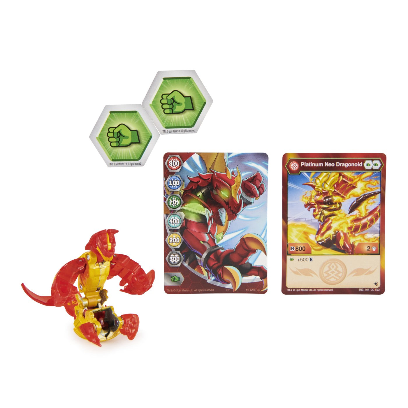 Bakugan s4 figurina metalica neo dragonoid