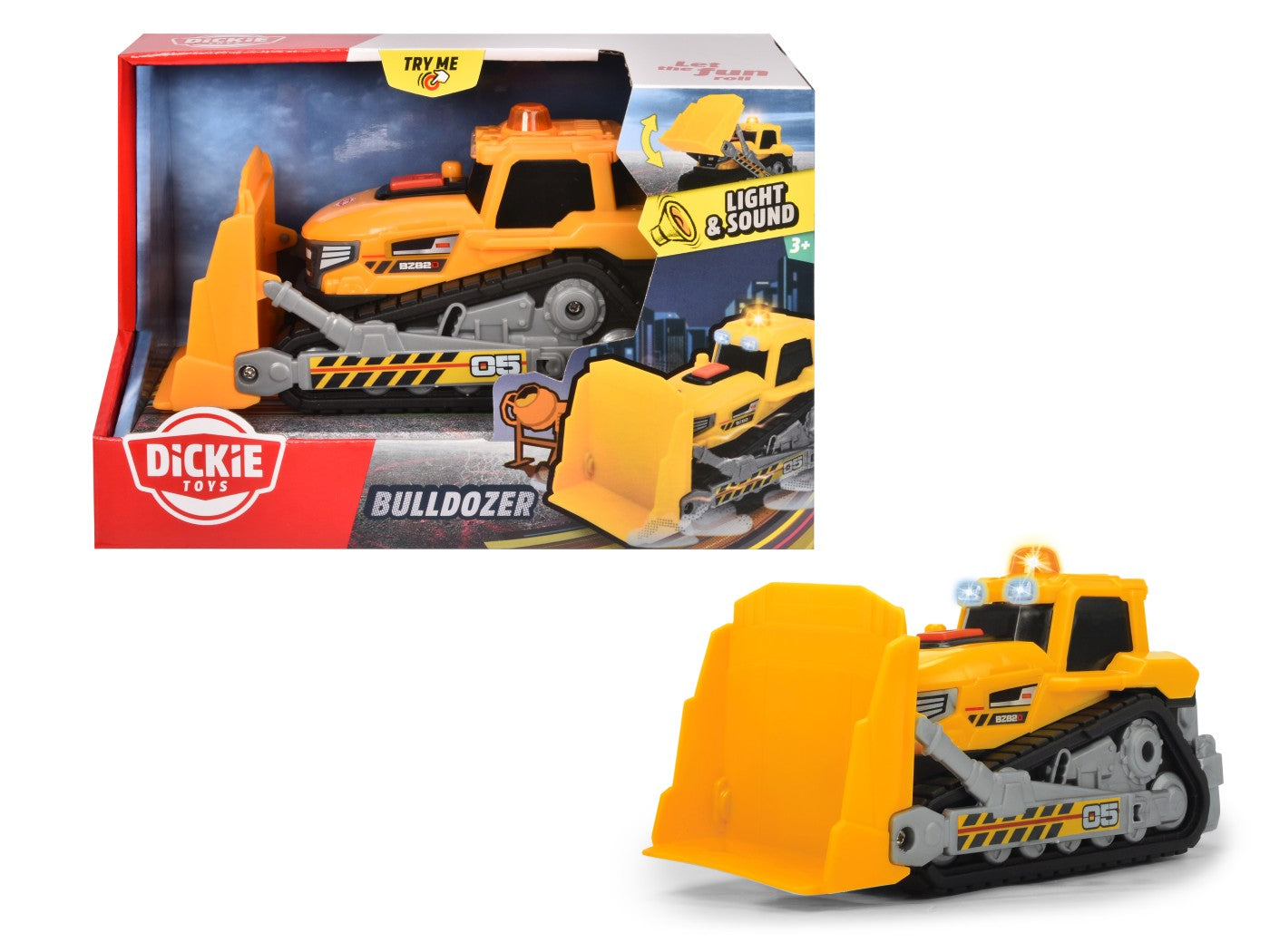 Dickie buldozer 16cm