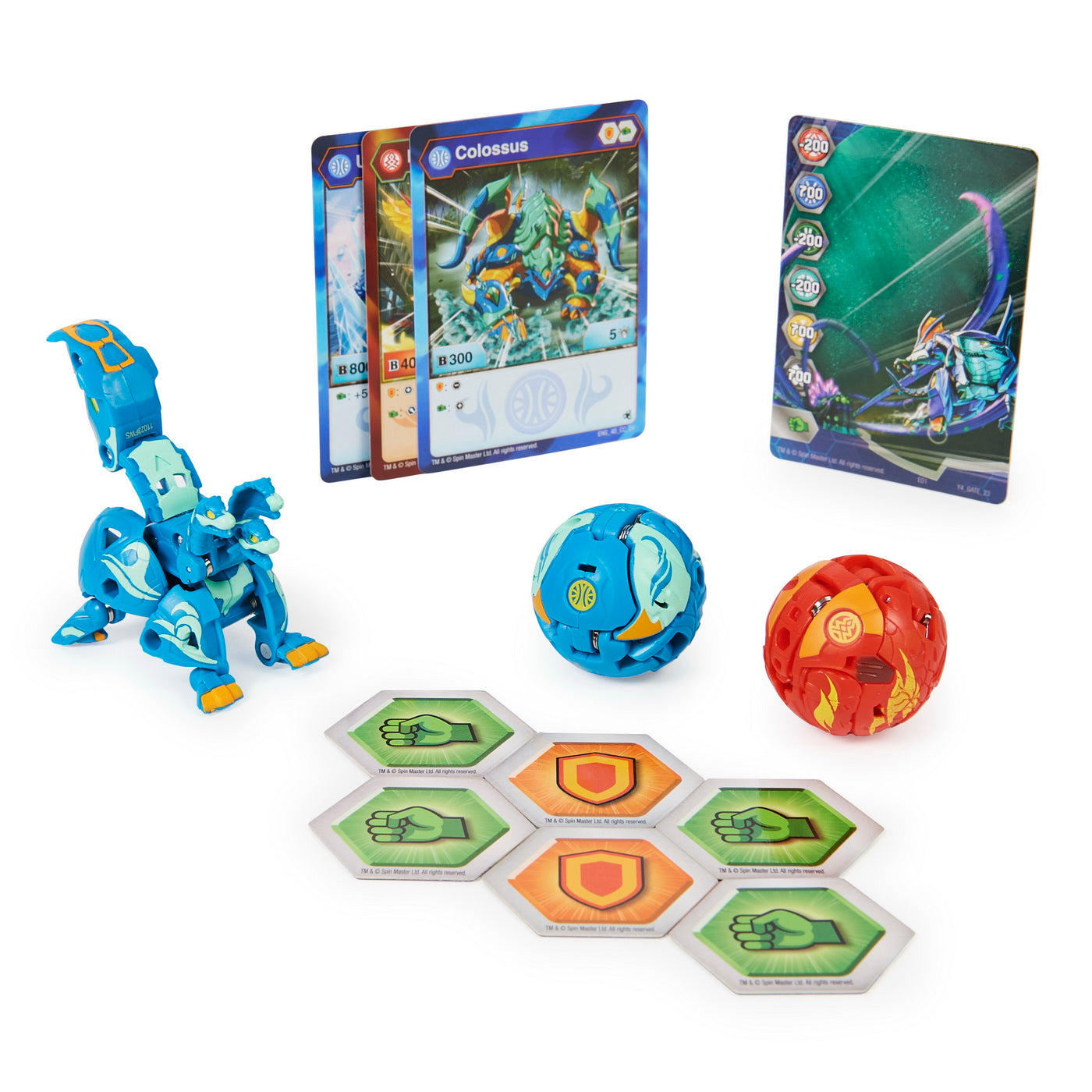 Bakugan s4 pachet starter howlkor ultra, colossus si pegatrix