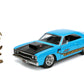 Looney tunes road runner set masinuta metalica  1970 plymouth scara 1:24 si figurina wile e coyote