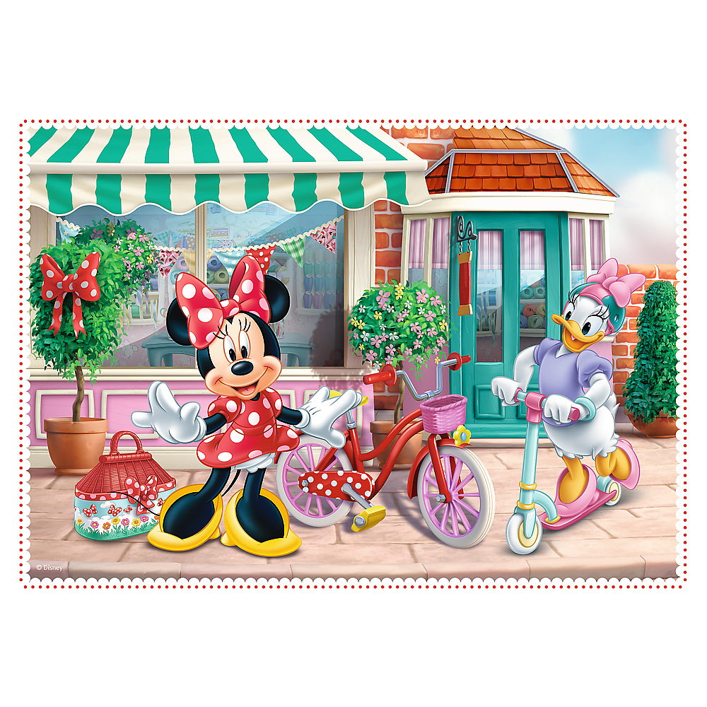 Puzzle trefl 4in1 minnie mouse si prietenii ei