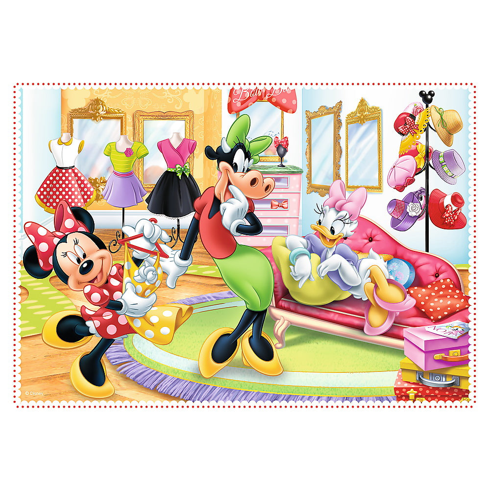 Puzzle trefl 4in1 minnie mouse si prietenii ei