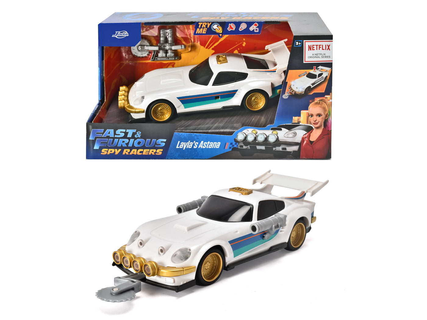 Masinuta fast and furious spy racers layla's astana scara 1:24