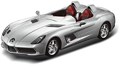 Masina cu telecomanda mercedes-benz slr argintie scara 1 la 12