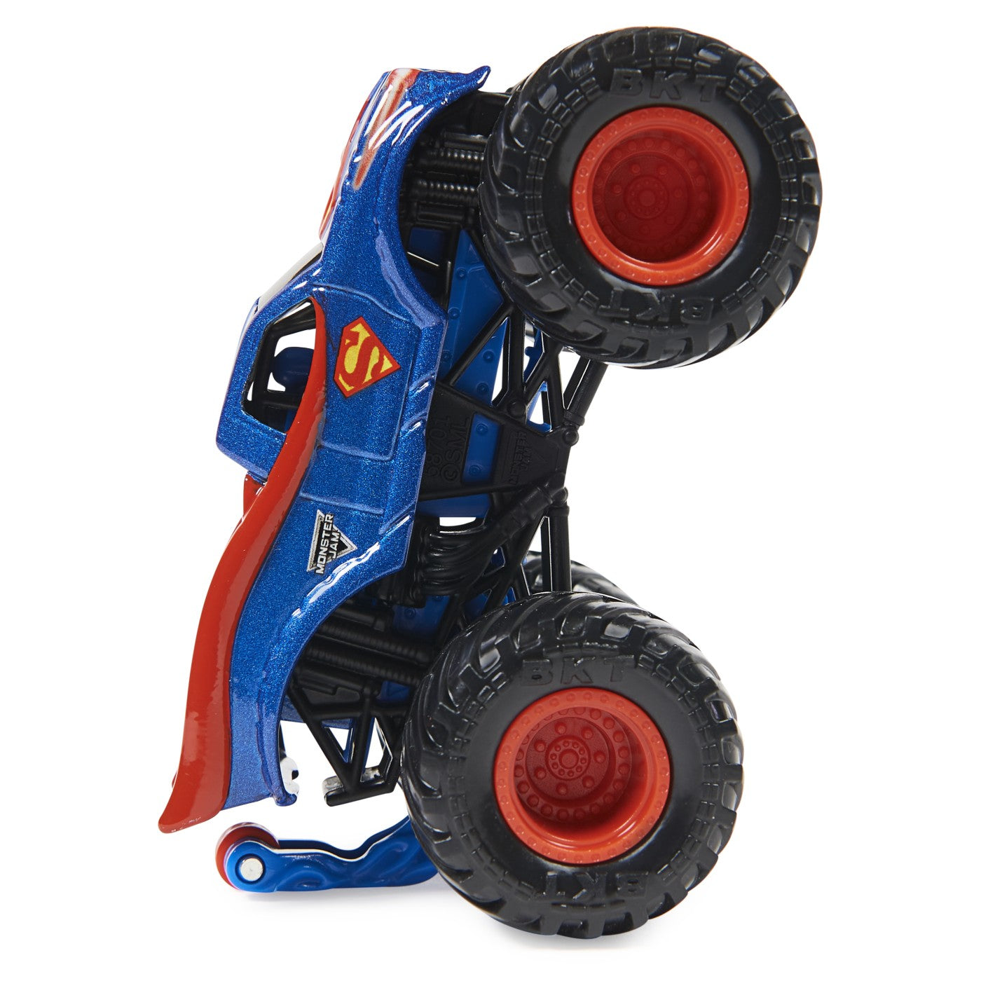 Monster jam masinuta metalica superman scara 1 la 64