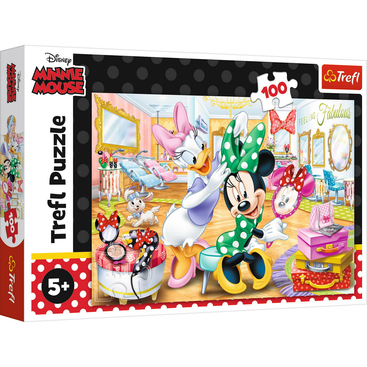 Puzzle trefl 100 minnie la salonul de infrumusetare