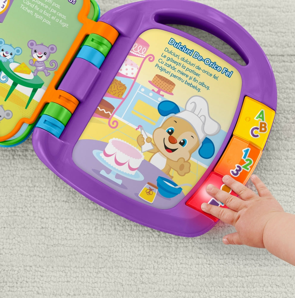 Fisher price cartea de povesti in limba romana