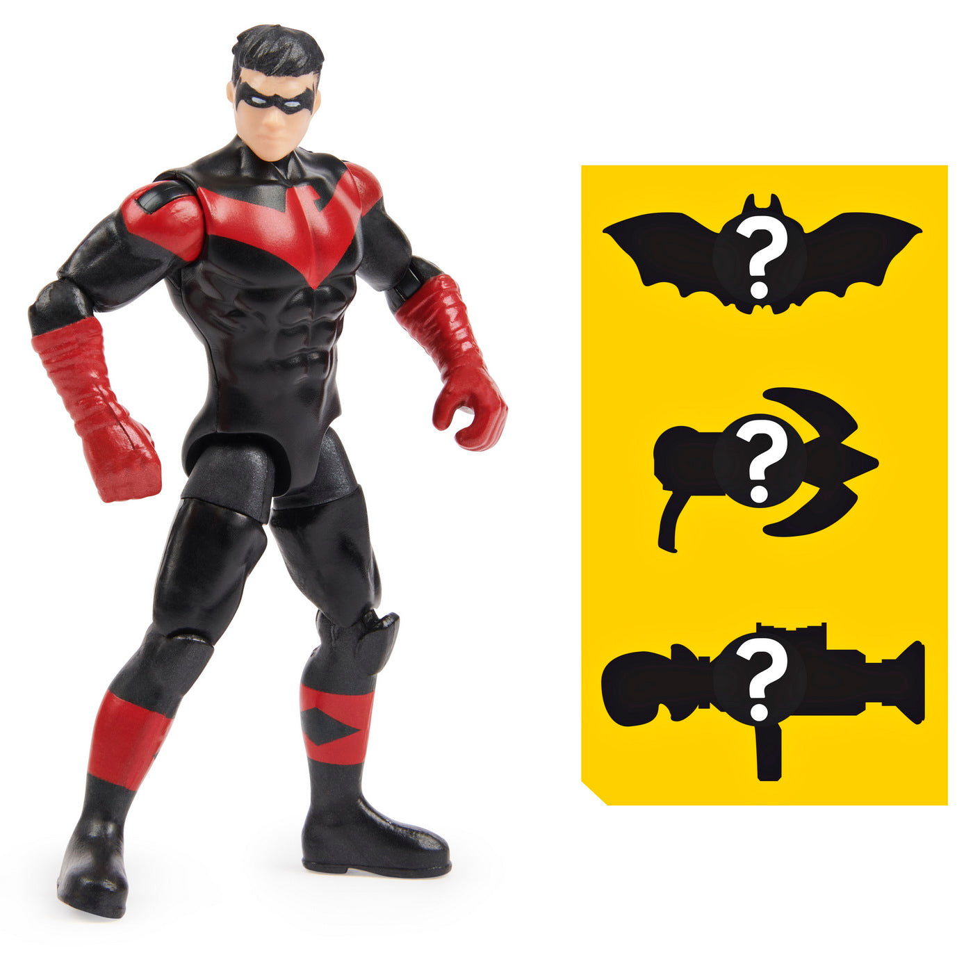 Figurina nightwing10cm articulata cu 3 accesorii surpriza