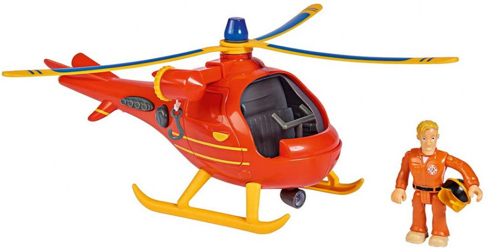 Elicopter pompierul sam wallaby cu figurina si accesorii