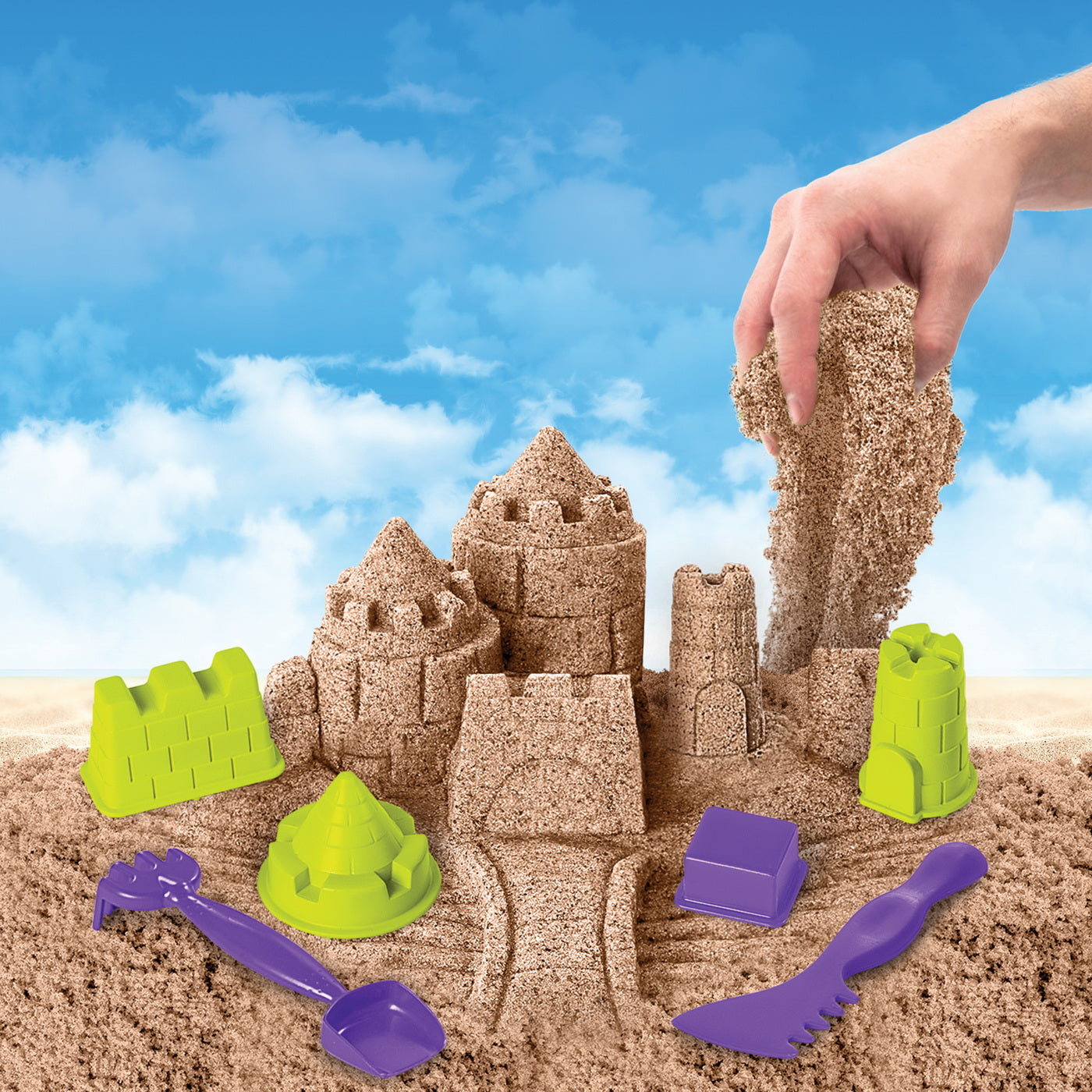 Set kinetic sand o zi la plaja