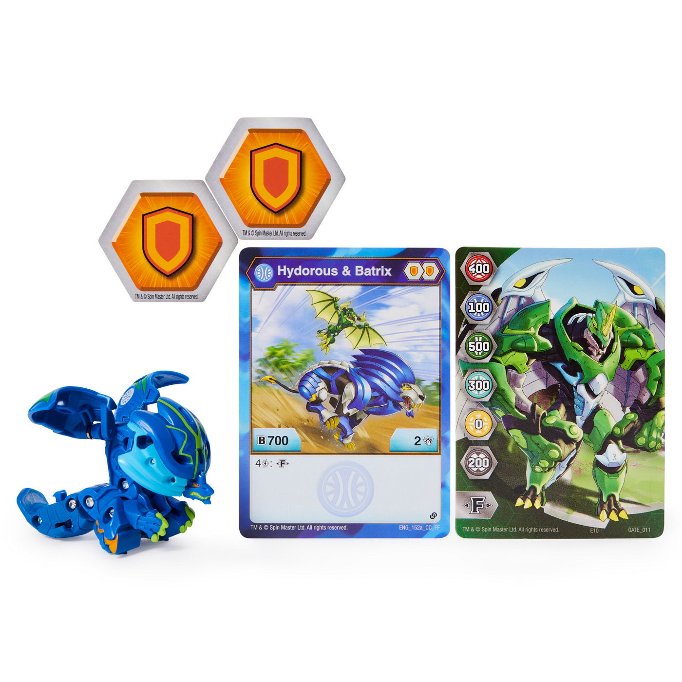 Bakugan s2 bila basic hydorous cu card baku-gear batrix