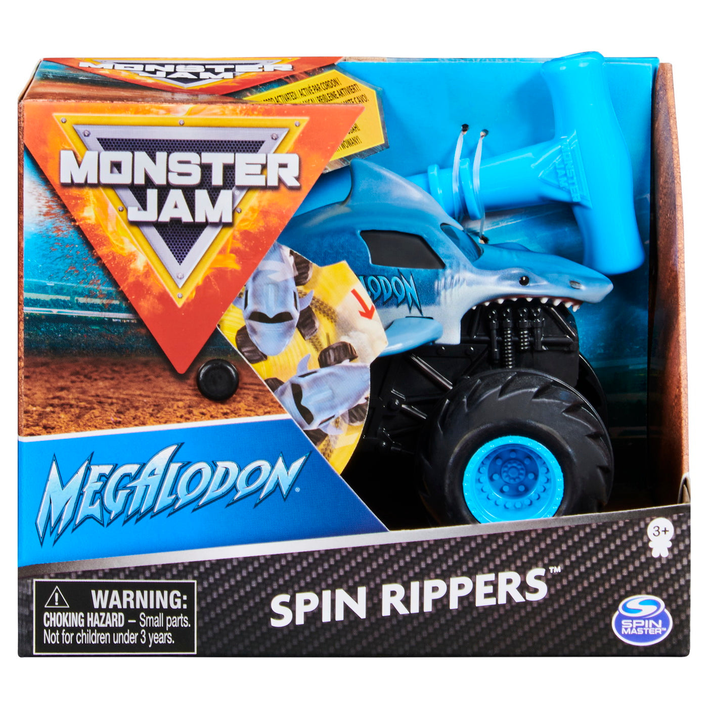 Monster jam megalodon seria spin rippers scara 1 la 43