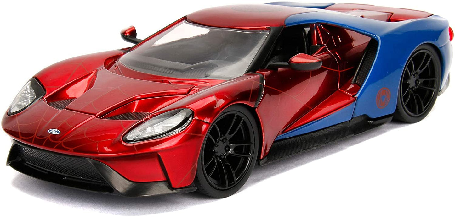 Marvel spiderman 2017 ford gt scara 1 la 24