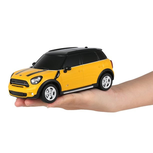 Masina cu telecomanda mini cooper s countryman galben cu scara 1 la 24