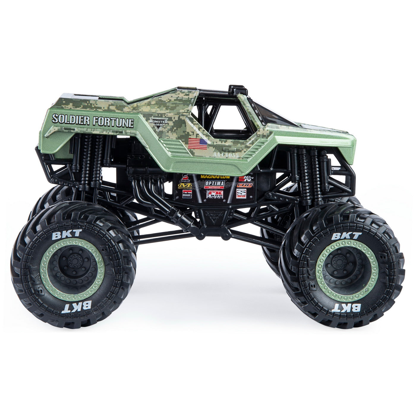 Monster jam macheta metalica scara 1 la 24  soldier fortune