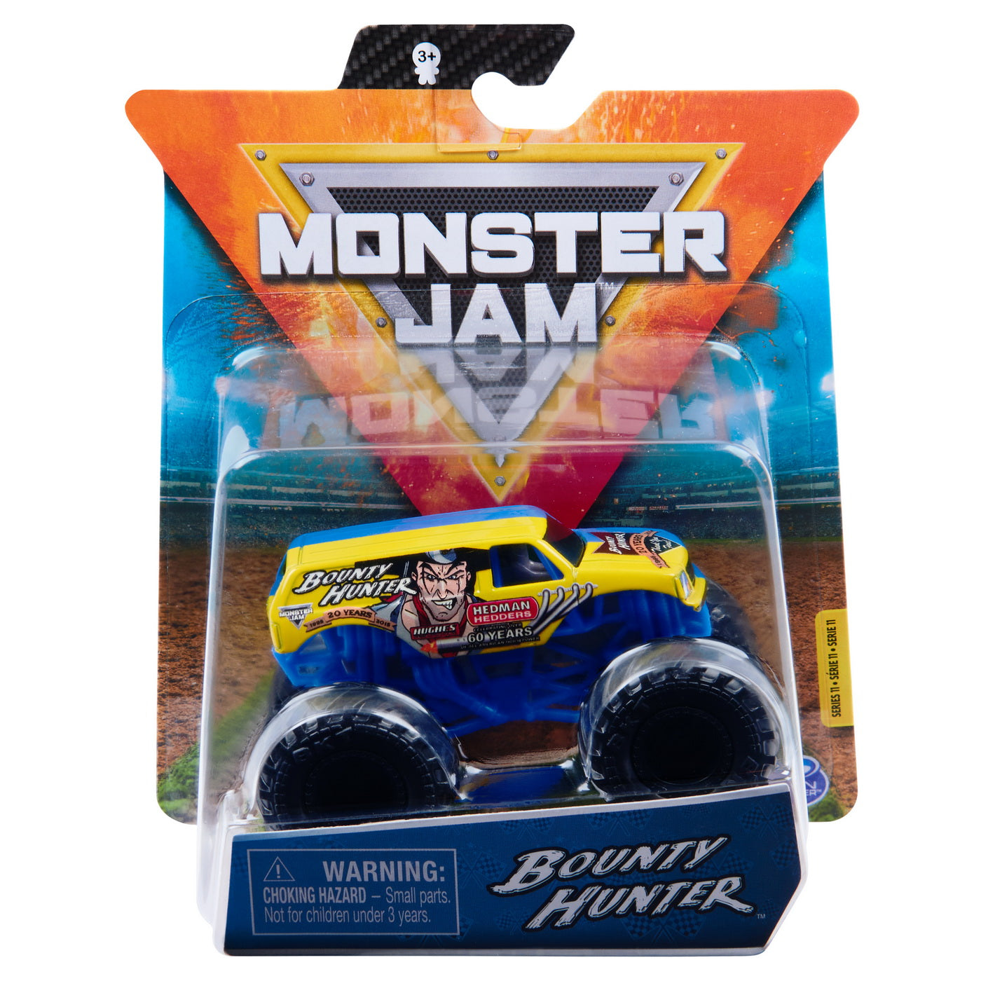 Monster jam masinuta metalica bounty hunter scara 1 la 64