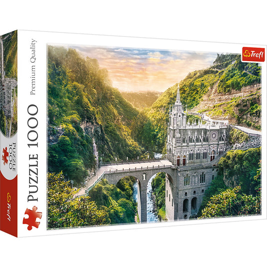 Puzzle trefl 1000 sanctuarul las lajas columbia