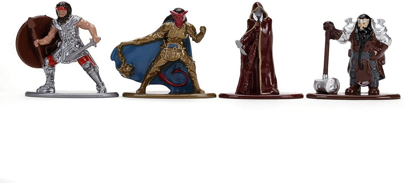 Set 5 nano figurine din metal dungeons dragons 4 cm