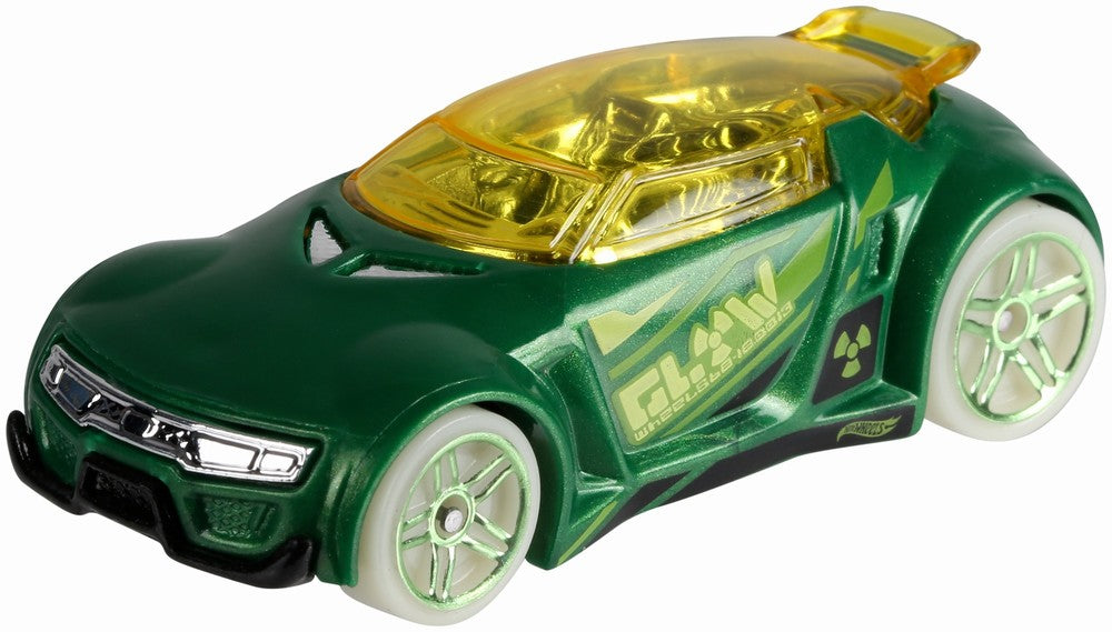 Set 5 masini hot wheels glow wheels