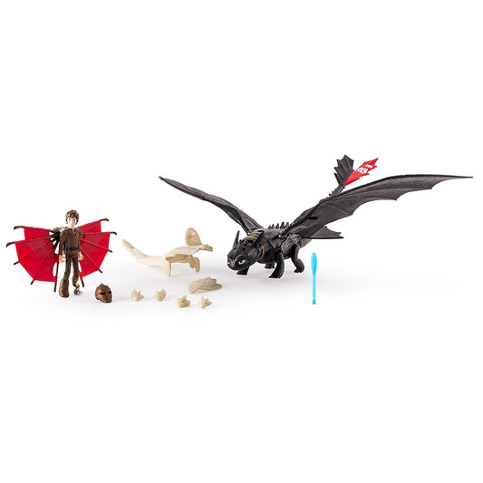 Set dragon cu armura toothless and hiccup