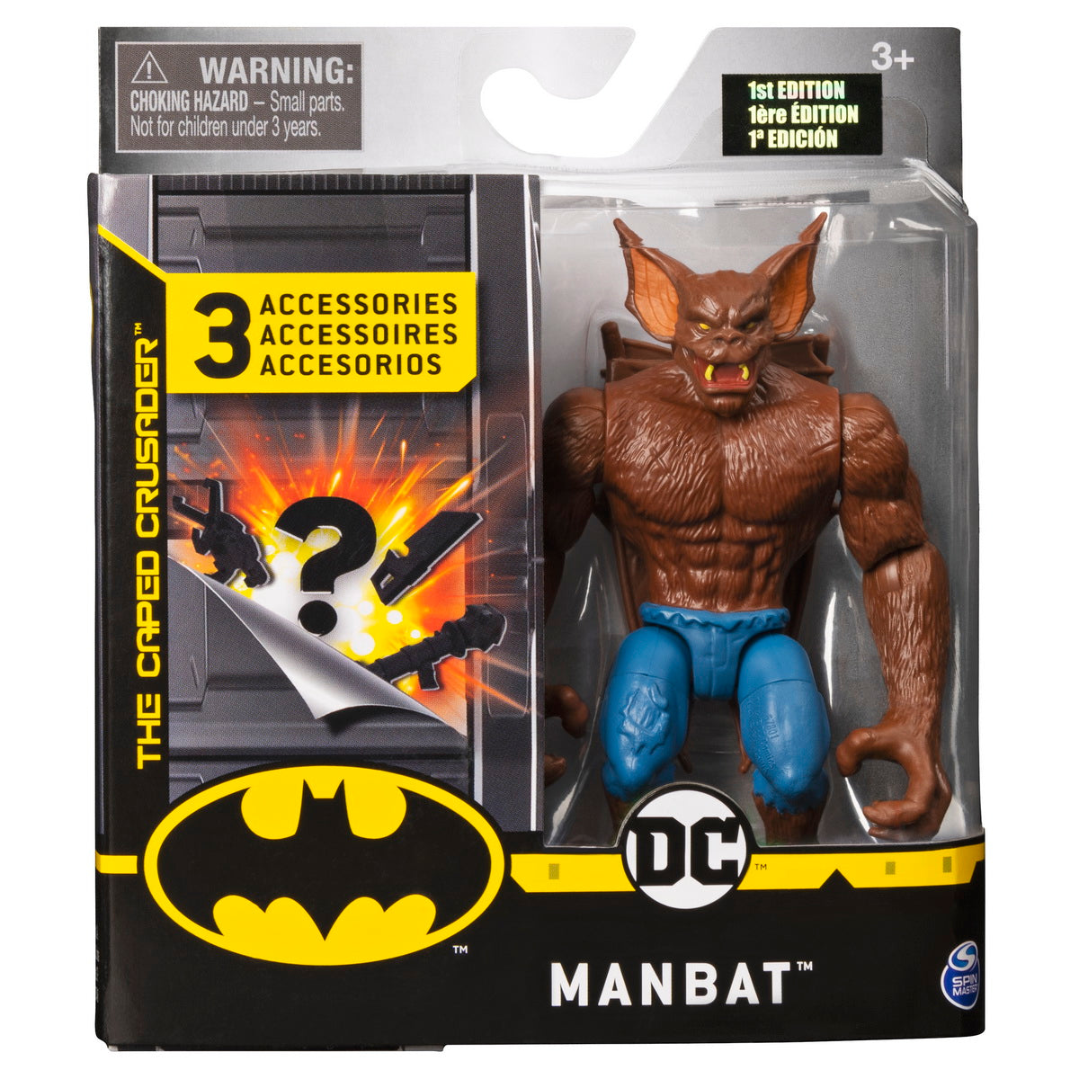 Figurina manbat 10cm cu 3 accesorii