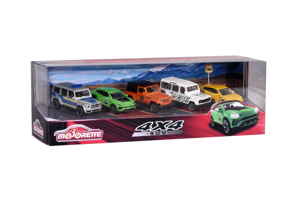 Majorette set cadou 5 masini suv