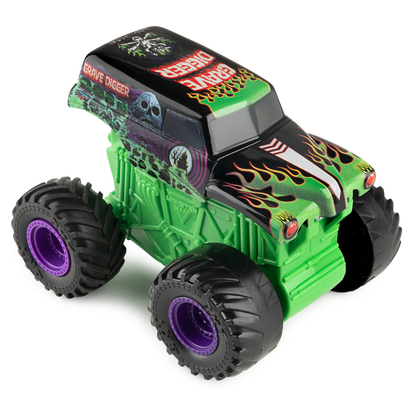 Monster jam grave digger seria click flip scara 1 la 43