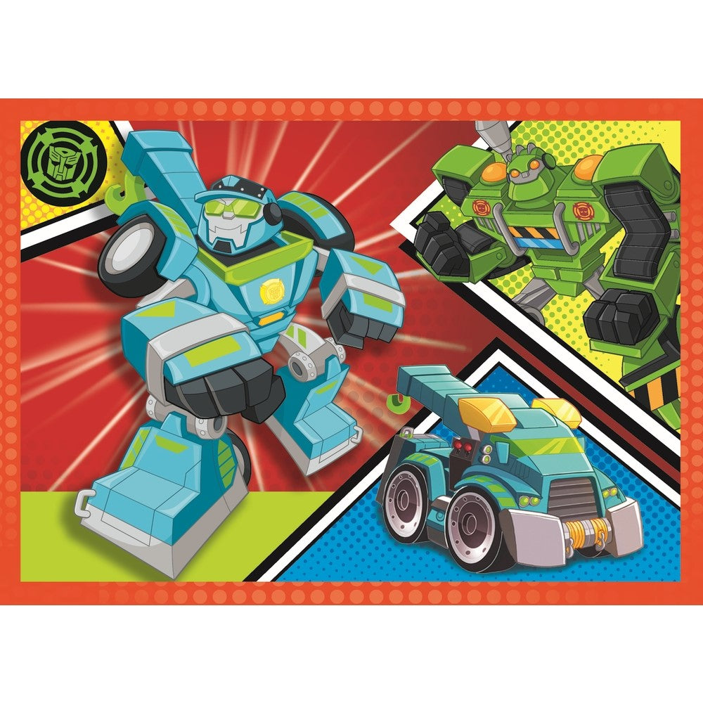 Puzzle trefl 4in1 academia transformers