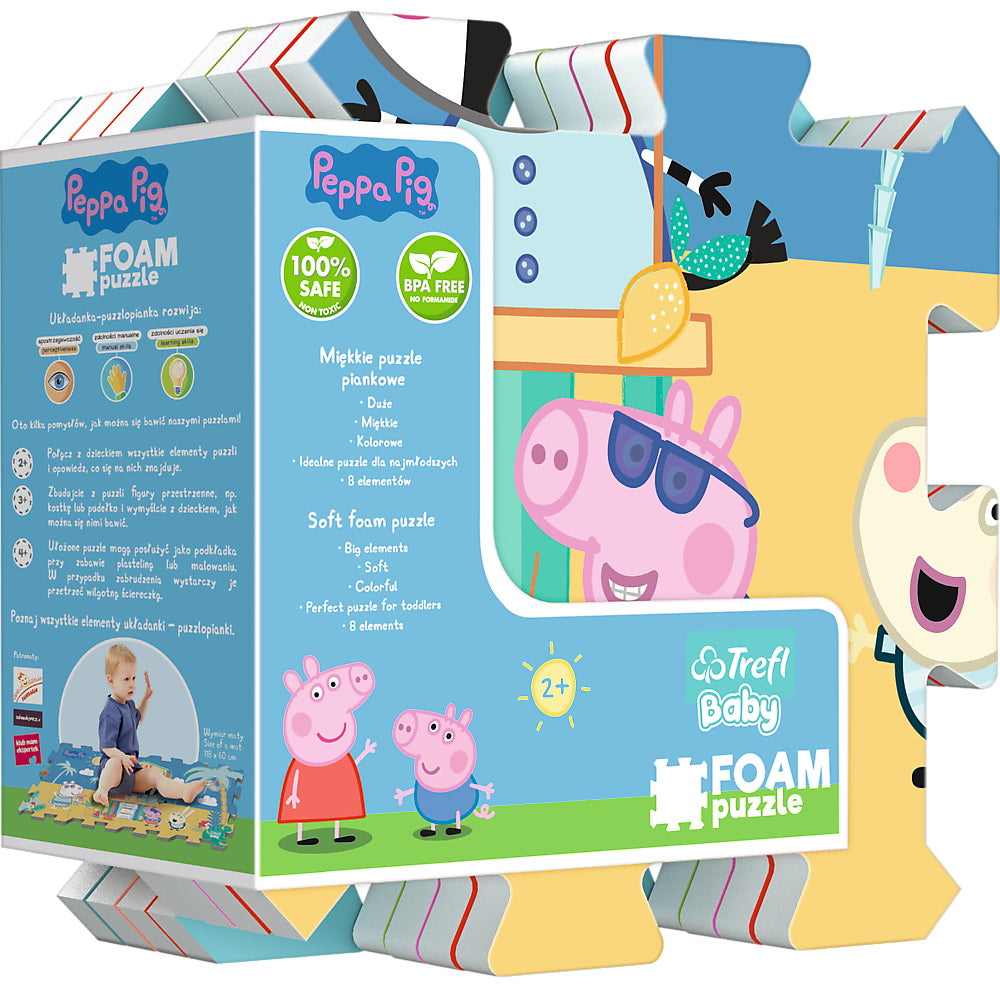 Puzzle de podea din spuma peppa pig summer