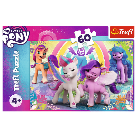 Puzzle trefl 60 piese my little pony poneii minunati