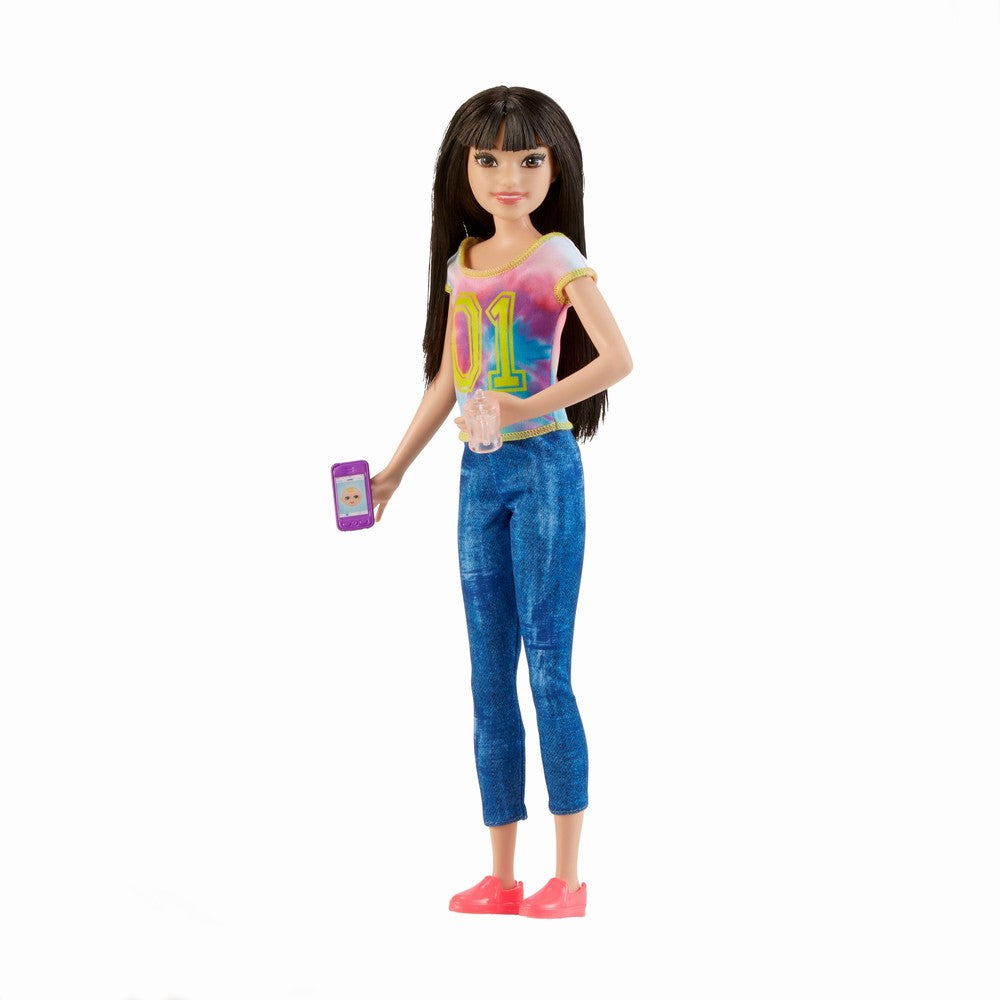 Papusa barbie gama family bona in bluejeans