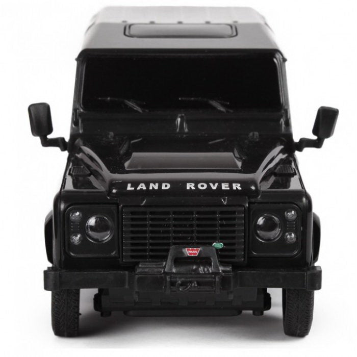 Masina cu telecomanda land rover defender negru cu scara 1 la 24