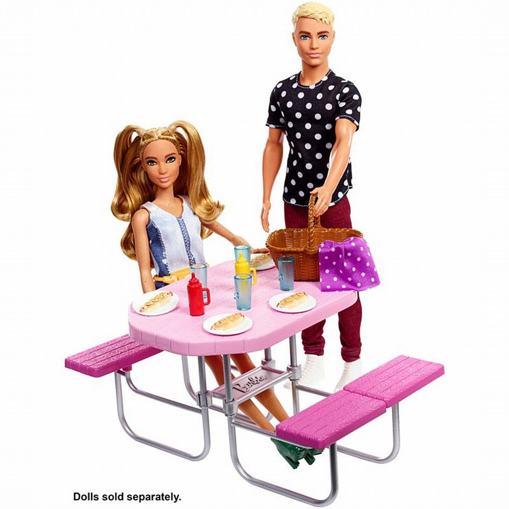 Barbie set mobilier exterior picnic