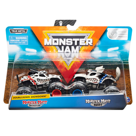 Monster jam set 2 machete monster mutt dalmatianul si husky