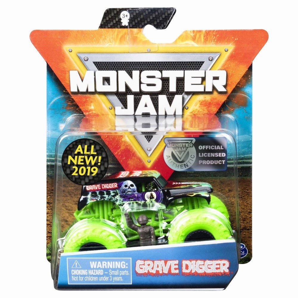 Monster jam metalica grave digger scara 1 la 64