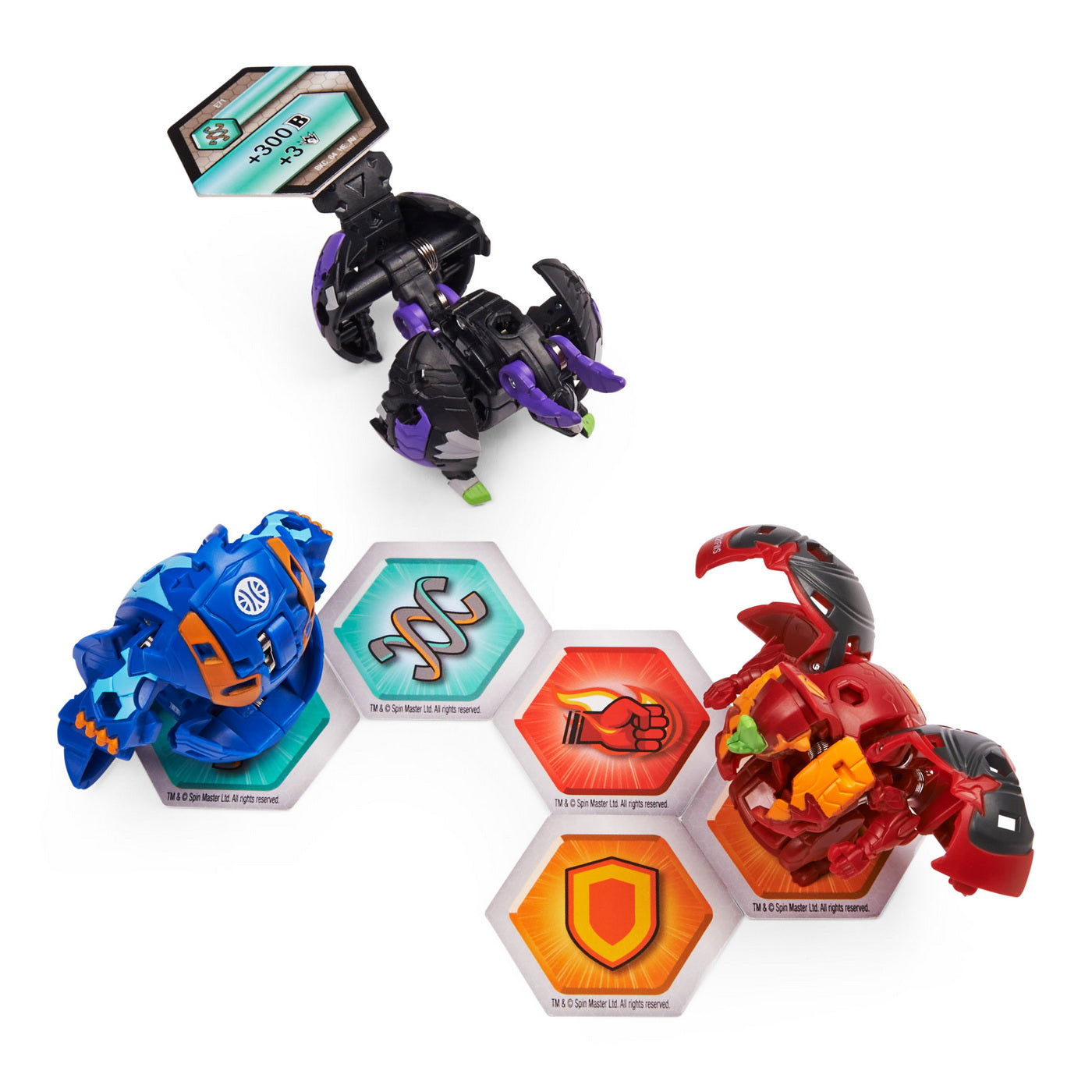 Bakugan s3 pachet starter toronoid ultra, behemos si ninjiton