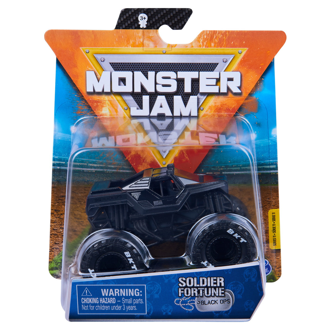 Monster jam masinuta metalica soldier fortune scara 1 la 64