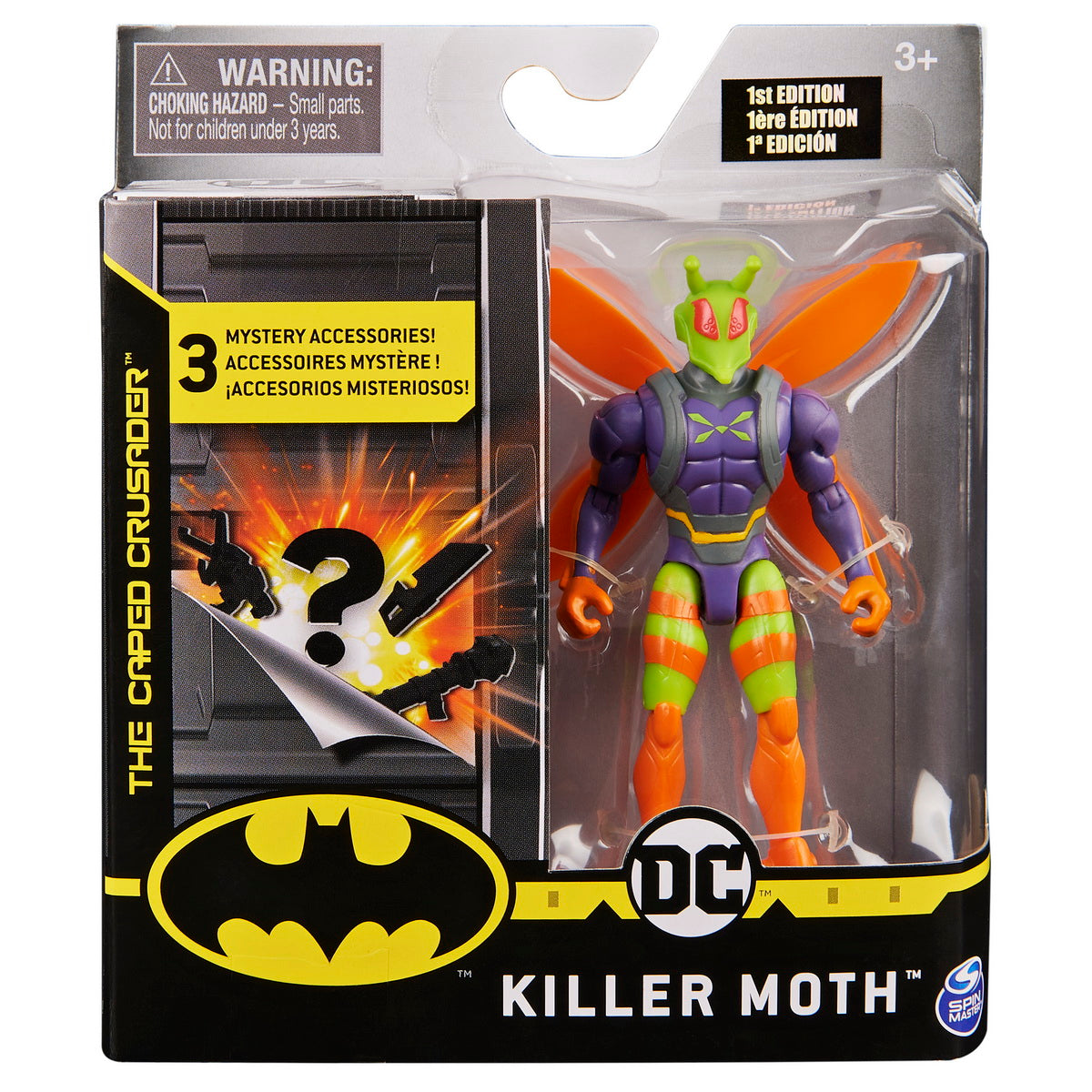 Figurina killer moth 10cm cu 3 accesorii surpriza