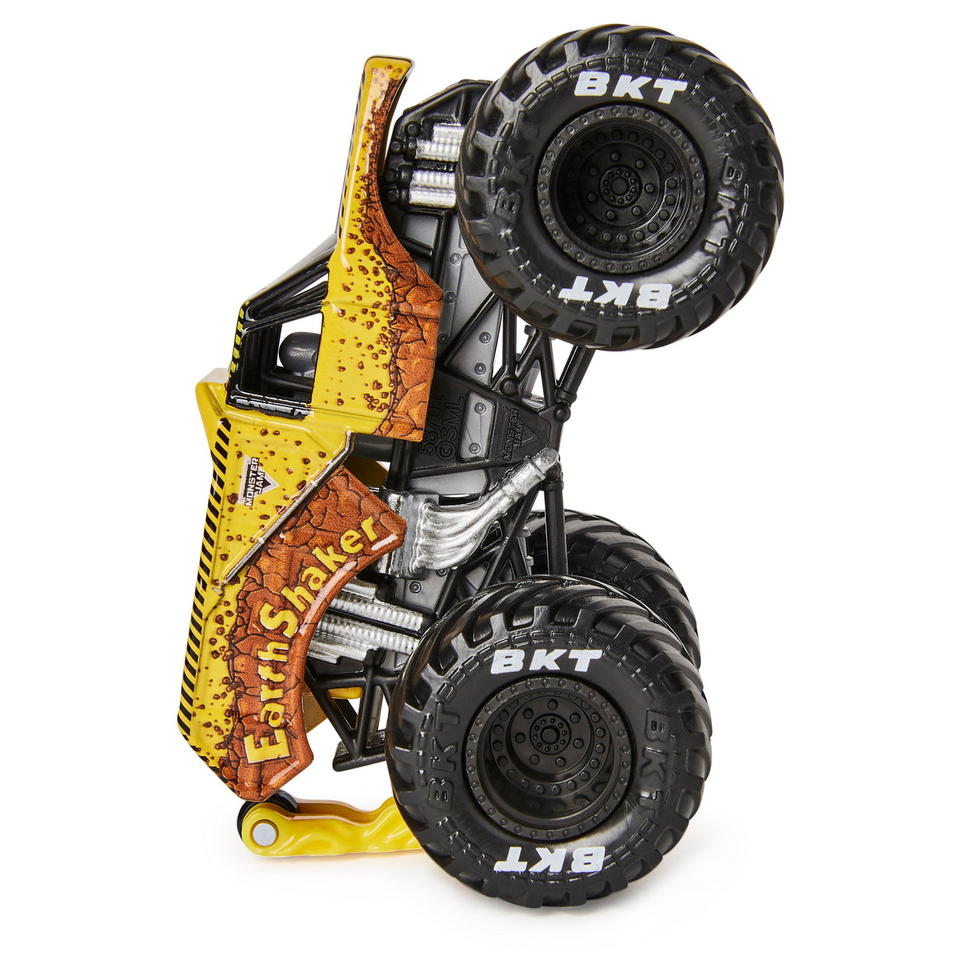 Monster jam masinuta metalica earth shaker scara 1 la 64