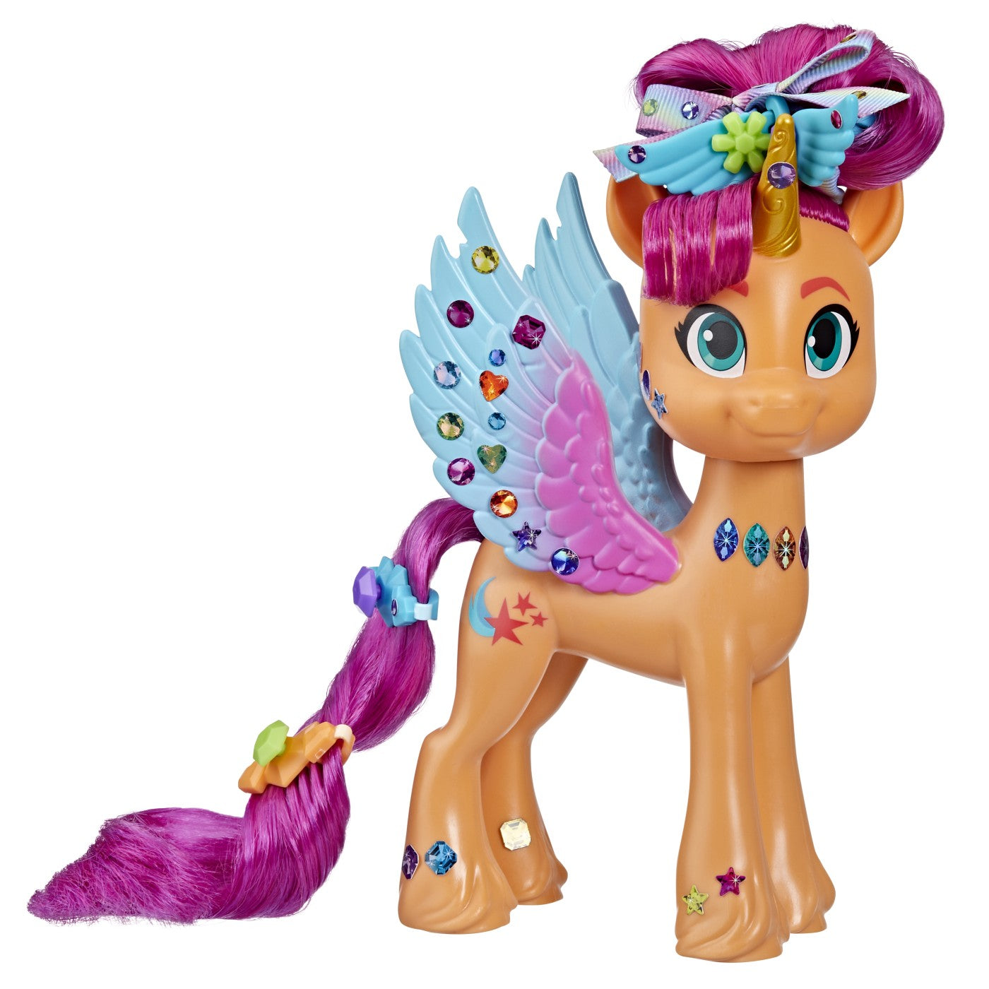 My little pony ribbon hairstyles figurina sunny starscout