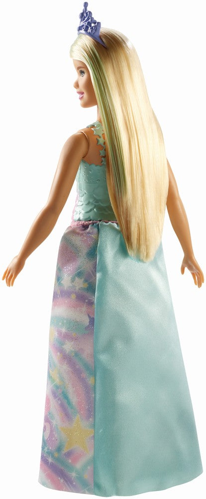 Papusa barbie dreamtopia printese cu suvita verde