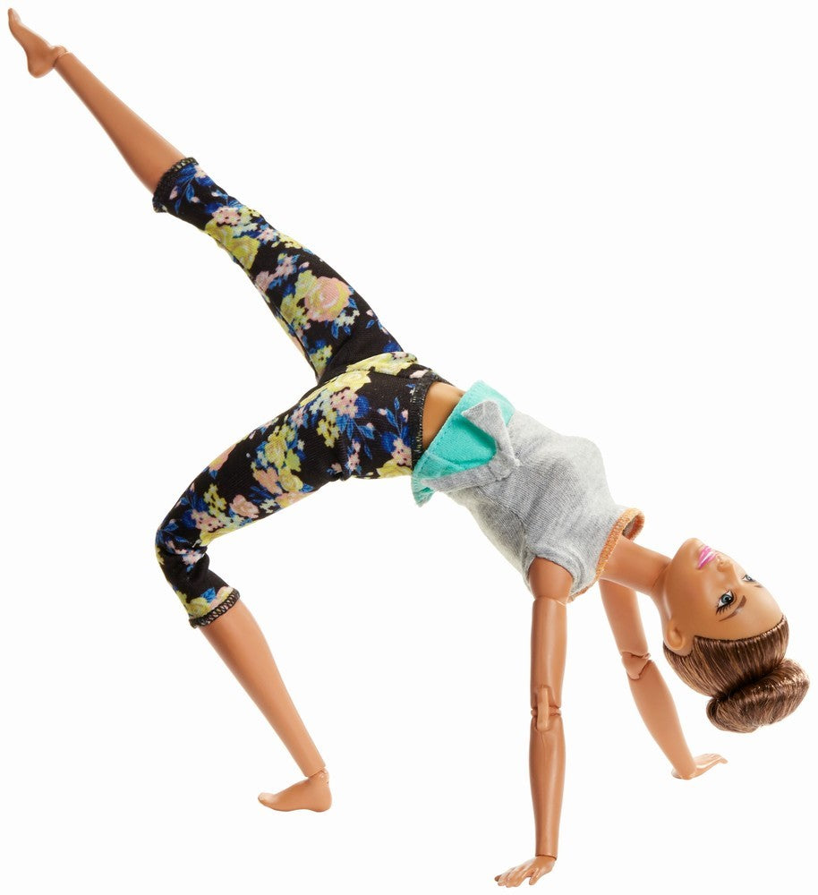 Papusa barbie mereu in miscare yoga style