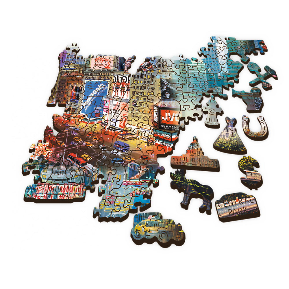 Puzzle trefl din lemn 1000 piese new york