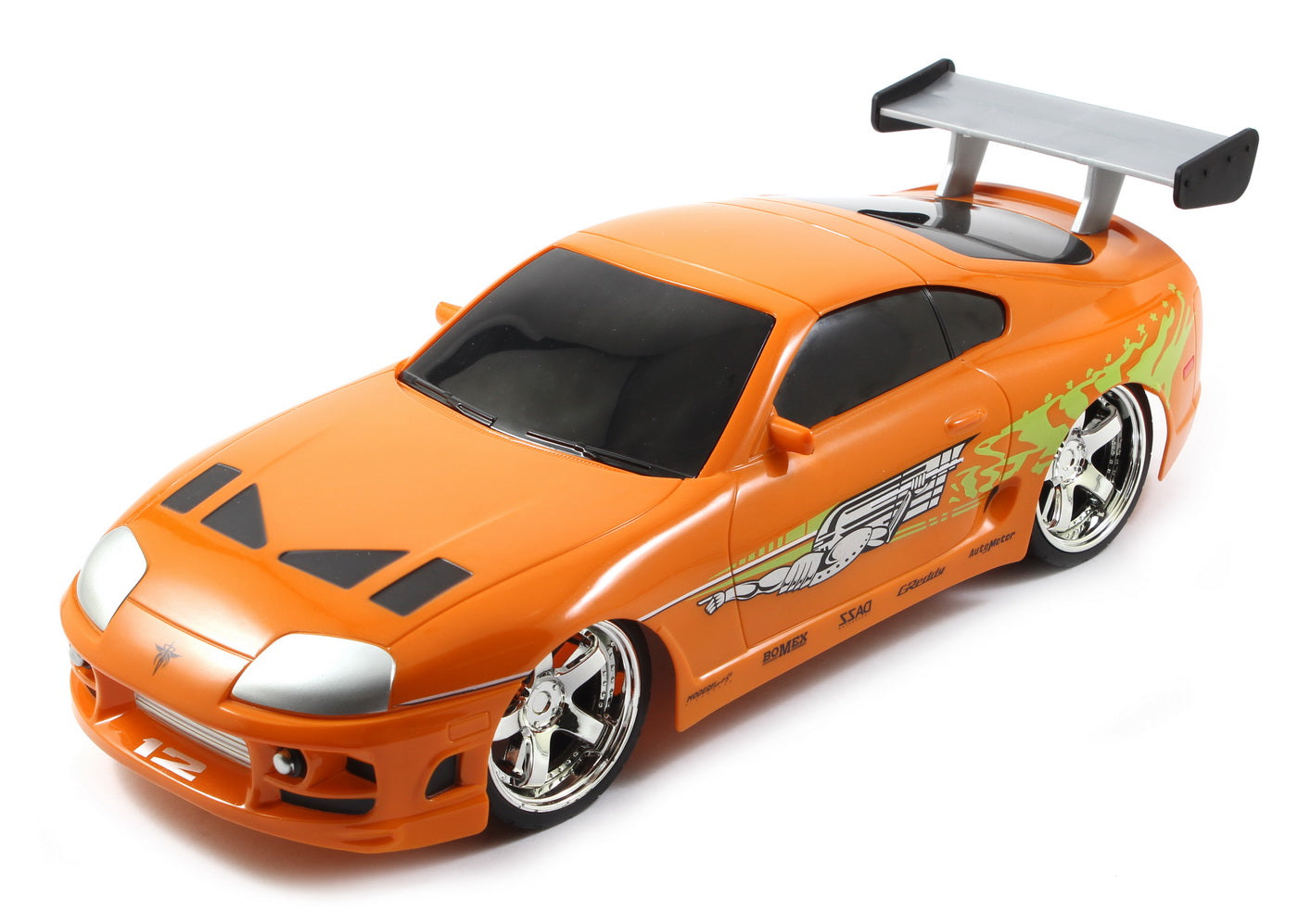 Masinuta metalica cu telecomanda fast furious rc brian's toyota supra scara 1:16