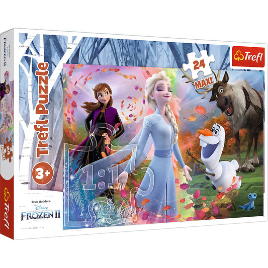 Puzzle trefl 24 maxi frozen2 o zi plina de aventuri